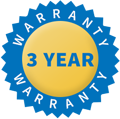 three-year warranty