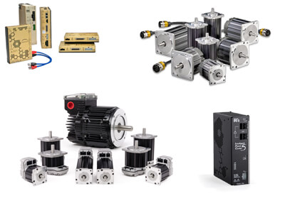 A range of Teknic motion control product families