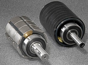 ClearPath uses rare-earth permanent NdFeB magnets (left); provides about 4 times the power of same sized AC induction motors
