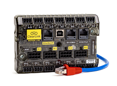 ClearLink motion and I/O controller with no power applied