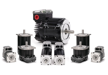 ClearPath integrated servo motors showing a range of NEMA 23 NEMA 34 and NEMA 56 sizes