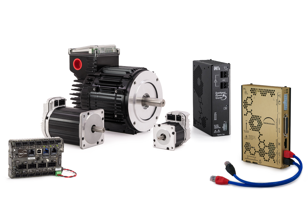 Brushless DC & AC servo motors, drives and controls